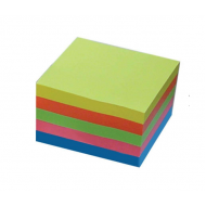 Αυτοκόλλητα χαρτάκια χρωματιστά 7,6x7.6εκ. 400φ.